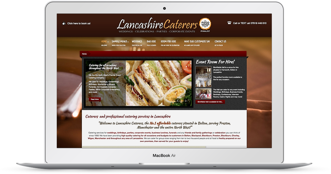 Lancashire-caterers-web-design